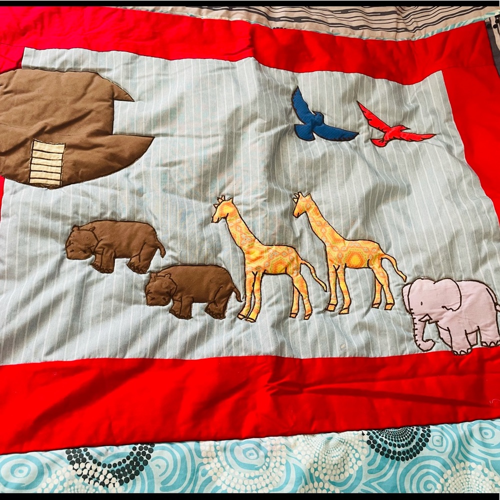 Safari animal blanket